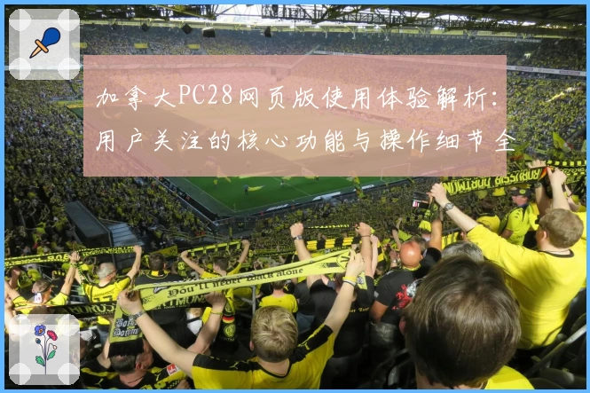 加拿大PC28网页版使用体验解析：用户关注的核心功能与操作细节全面解读